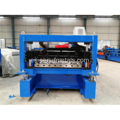 Maquina chapa techo trapezoidal acero galvanizado